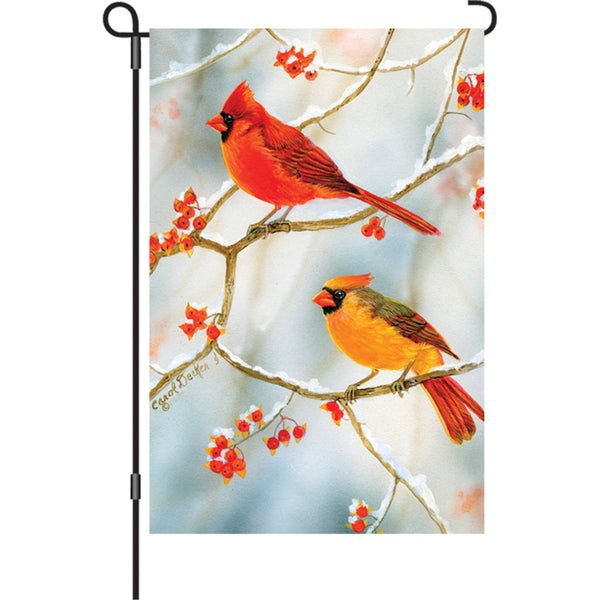 12 in. Flag - Bittersweet Cardinals