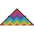 11 ft. Mesh Delta Kite - Rainbow Water