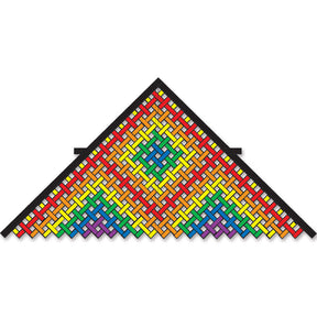 11 ft. Mesh Delta Kite - Rainbow