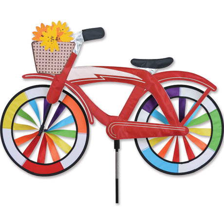 30 in. Bike Spinner - Red Classic Cruiser
