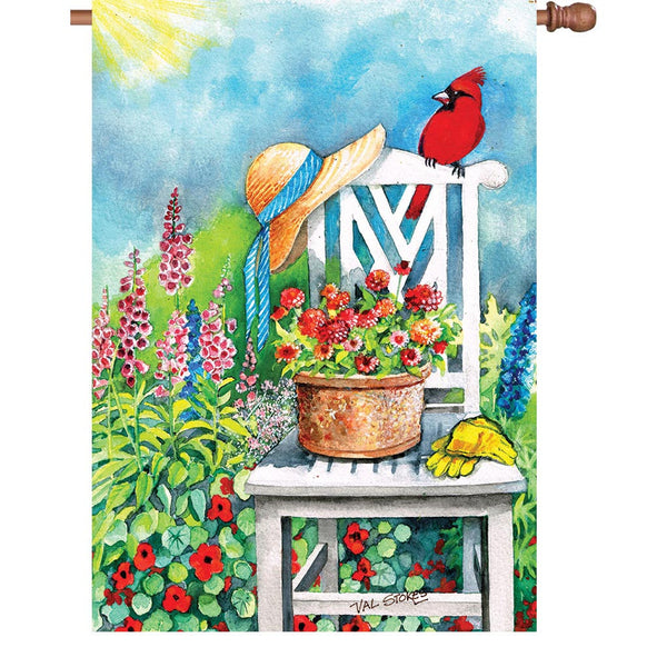 28 in. Flag - Gardener's Patch