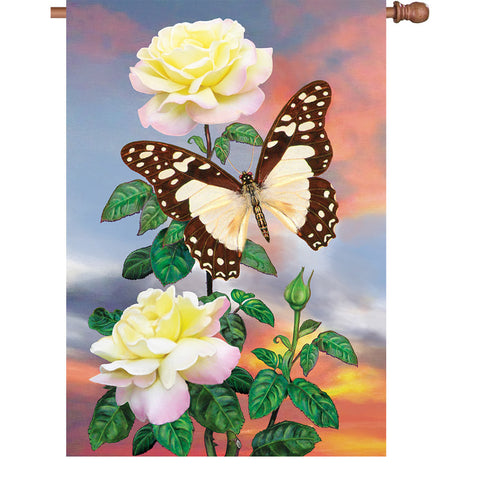 28 in. Flag - White Lady Swallowtail